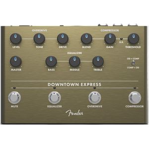 Fender® »DOWNTOWN EXPRESS« Multi-Effectpedaal voor bas