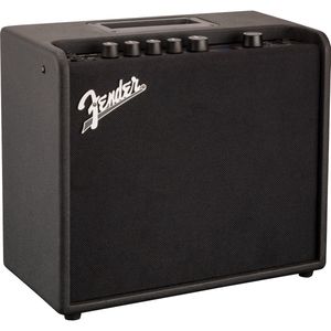 Fender Mustang LT25 Gitarren-Combo-Verstärker, 25W mit 8"" Lautsprecher, 30 Presets und USB-Konnektivität, Schwarz