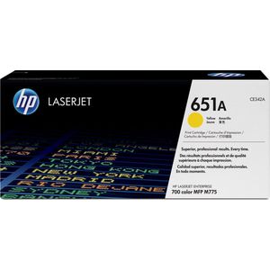 HP 651A originele gele LaserJet tonercartridge