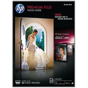 HP CR672A premium plus glanzend fotopapier 300 grams A4 (20 vel)