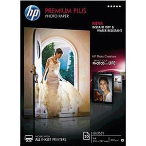 HP Premium Plus Glanzend Fotopapier - 20 vel / A4