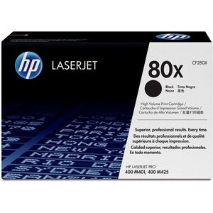 HP 80X originele high-capacity zwarte LaserJet tonercartridge