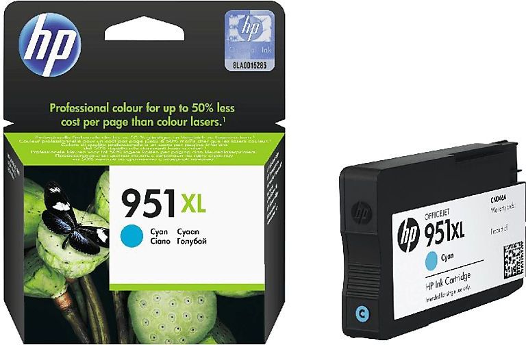 HP 951XL High Yield Cyan Original Ink Cartridge inktcartridge 1 stuk(s) Origineel Hoog (XL) rendement