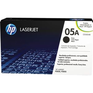 HP 05A originele zwarte LaserJet tonercartridge, 2-pack