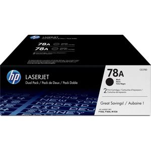 HP 78A 2-pack Black Original LaserJet Toner Cartridges tonercartridge 2 stuk(s) Origineel Zwart