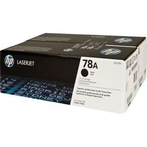 HP 78AD (Opruiming 2 x 1-pack los) zwart (CE278AD) - Toners - Origineel