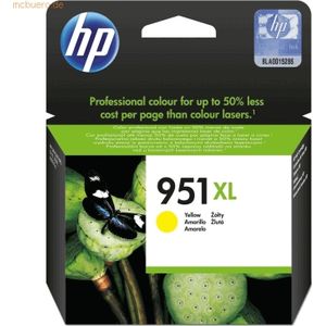 HP 951XL High Yield Yellow Original Ink Cartridge inktcartridge 1 stuk(s) Origineel Hoog (XL) rendement Geel