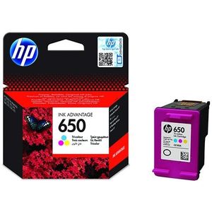 HP 650 (CZ102AE) inkt cartridge kleur (origineel)