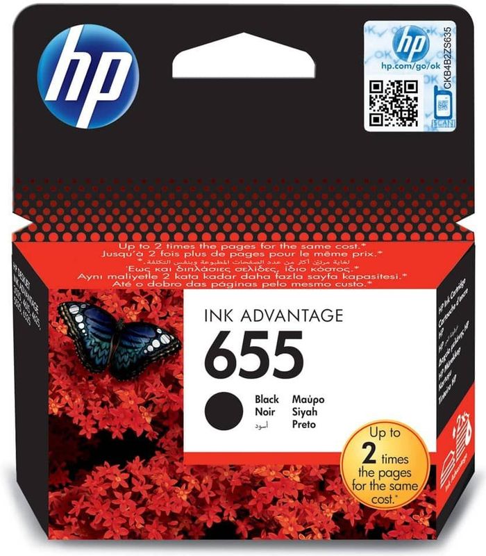 HP Inktcartridge 655 (CZ109AE) Zwart