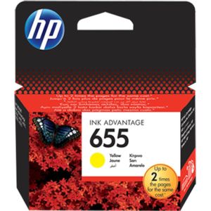 HP - 655 - Inktcartridge - Geel - Origineel - 600 pagina's