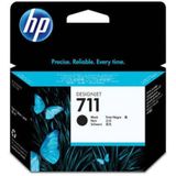 HP 711 (CZ133A) inktcartridge zwart hoge capaciteit (origineel)