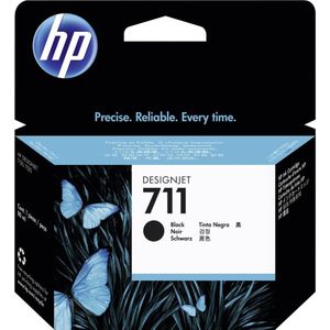 HP 711 / CZ133A Black Ink 80 ml - Tintenpatrone Schwarz