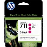 HP 711 3-pack 29-ml Magenta DesignJet Ink Cartridges printkop