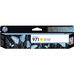 HP 971 Yellow Original Ink Cartridge inktcartridge 1 stuk(s) Origineel Normaal rendement Geel