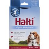 Halti OptiFit Hoofdhalsband - Hond - Anti trekhalsband - Maat M - Voor Labrador Boxer Dobermann Golden retriever