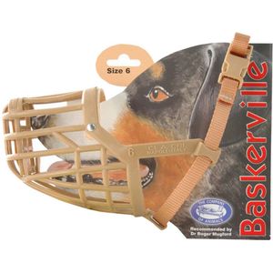 Baskerville Classic Basket Muzzle Lichtbruin Hondenopvoeding Nr. 6