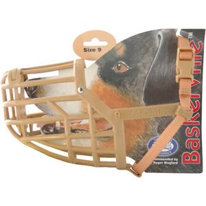 Baskerville Classic Basket Muzzle Lichtbruin Hondenopvoeding Nr 9