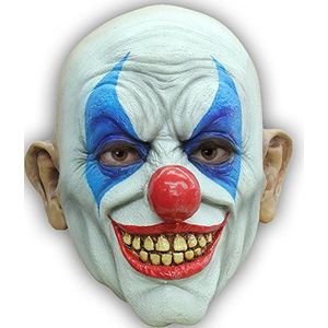 Partychimp Killer Clown Scary Clown Happy Volledig Hoofd Masker Halloween Masker voor bij Halloween Kostuum Volwassenen Carnaval - Latex - One size