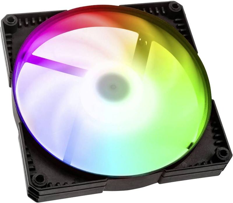 Phanteks PH-F140SK_DRGB_PWM PC-ventilator Zwart (b x h x d) 140 x 140 x 25 mm