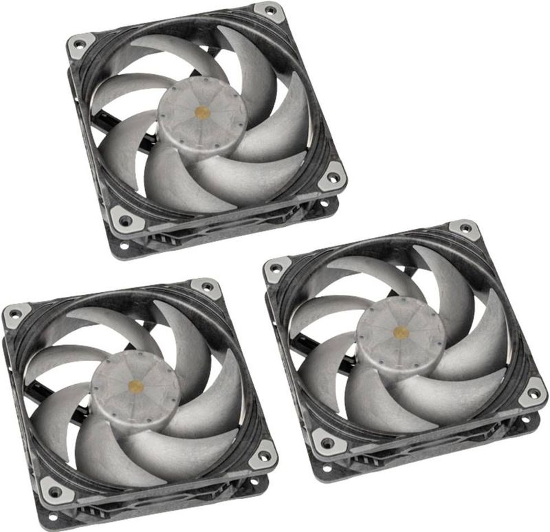 Phanteks T30 PWM - Ventilator - Grijs - Set van 3 - 120 mm