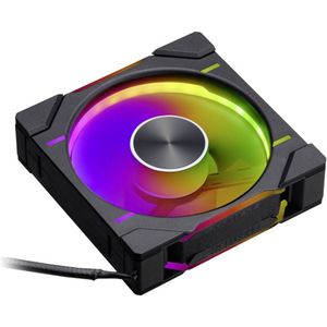 Phanteks D30 PWM Regular Airflow D-RGB PC-ventilator Zwart (b x h x d) 120 x 120 x 30 mm