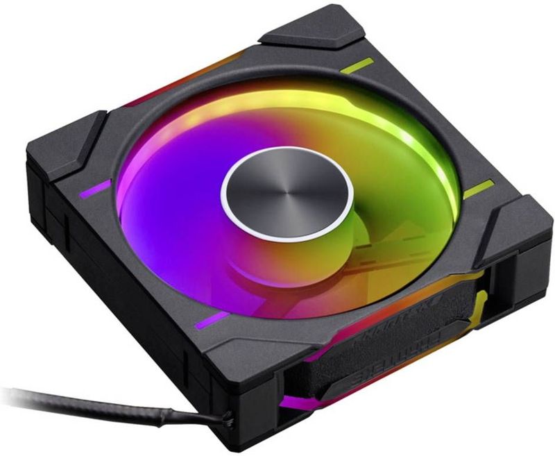 Phanteks - D30 PWM Regular Airflow D-RGB - PC-ventilator - Zwart - 120 x 120 x 30 mm