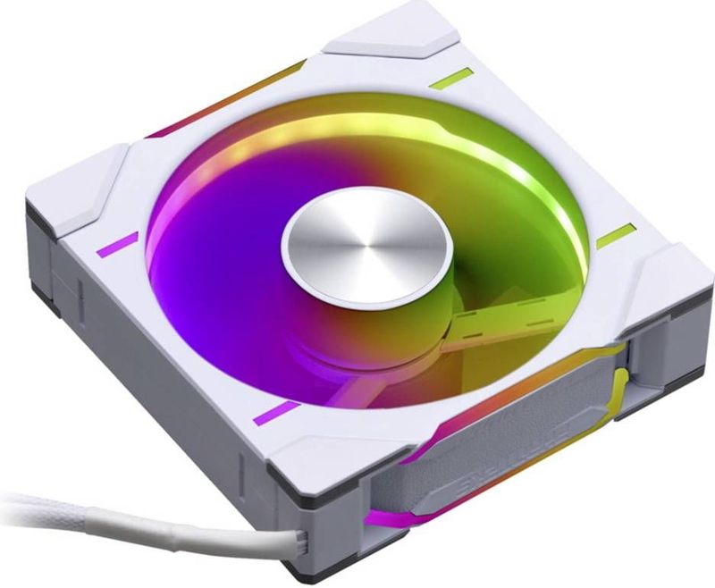 Phanteks D30 PWM Regular Airflow D-RGB - PC-ventilator - Wit - 120 x 120 x 30 mm