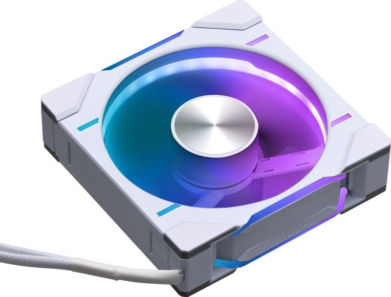 Phanteks - D30 PWM - PC-Ventilator - Wit - 120 mm, D-RGB, Reverse Airflow