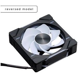Phanteks - D30 PWM Reverse Airflow - Ventilator - Zwart - 120mm, 3-pak, D-RGB-verlichting