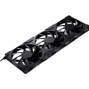 Phanteks - M25 Gen2 PWM-ventilator - 3-pak - 140 mm - Zwart