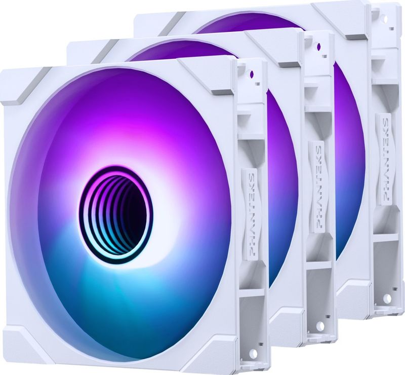 Phanteks - M25 Gen2 - PC Ventilator - Wit - 140 mm, 3 x D-RGB, PWM-regeling