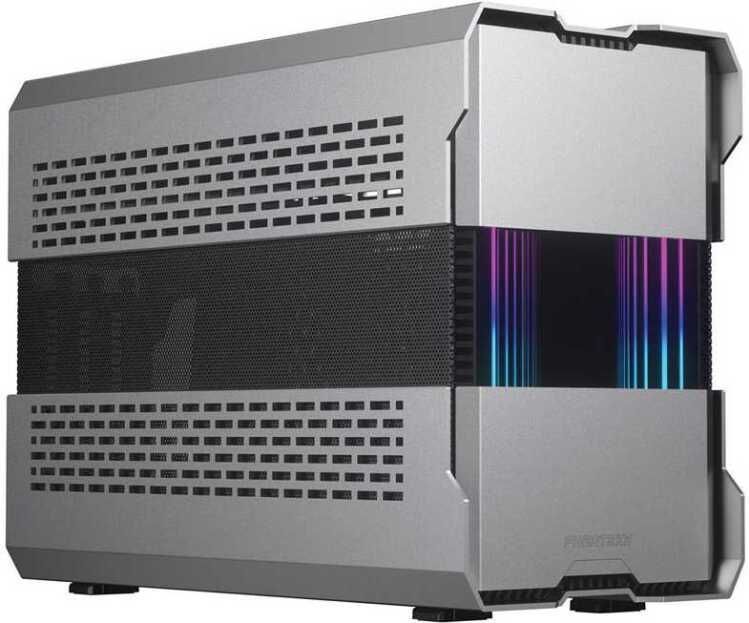 Phanteks - Evolv Shift XT - Mini Tower Behuizing - Zilver - Geschikt voor Air Boost en Liquid Cooling