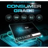 Silicon Power A55 Interne SSD - 2.5 Inch - 128GB - SATA III - 3D NAND