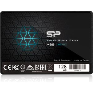 Silicon Power A55 Interne SSD - 2.5 Inch - 128GB - SATA III - 3D NAND