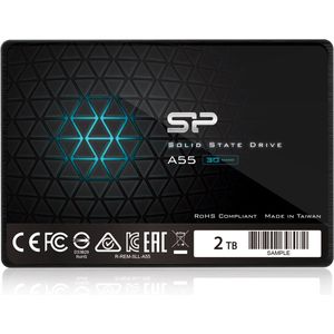 Silicon Power A55 2TB - Interne SSD - 2.5 inch - SATA III - 3D NAND