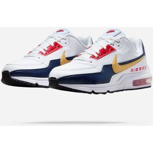Nike Air Max LTD 3 Premium herenschoen voor heren, Wit Metallic Goud Midnight Navy, 50.5 EU