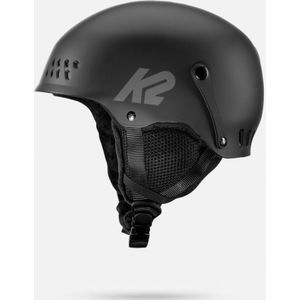 K2 - Kinder skihelmen - Entity Black voor Unisex - Kindermaat 48-51 cm - Zwart