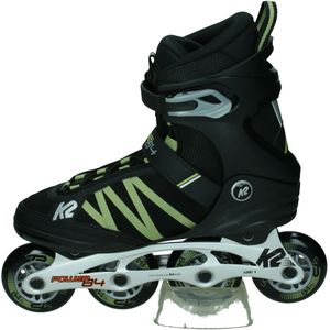 K -2 power 84 skates in de kleur zwart/geel.