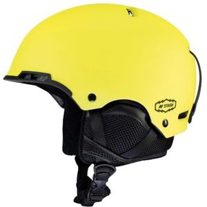 K2 Unisex – Stash skihelm/snowboardhelm voor volwassenen, viral yellow, S (51-55cm)