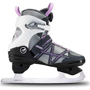 K2 Skates dames schaatsen Alexis Ice Boa Fb — wit - paars — EU: 36.5 (UK: 4 / US: 6.5) — 25E0060