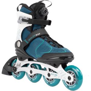 K2 Skate Alexis 84 BOA dames rolschaatsen - blauwgroen - wit - 30G0617 EU: 40.5 (UK 7 / US 9.5)