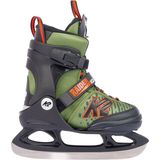 K2 Raider Ice schaatsen voor jongens, groen - oranje, 25G0110.1.1.L, L (EU : 35-40 / UK: 3-7 / VS: 4-8)