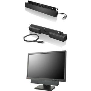 Lenovo USB Soundbar 2.0 PC-luidsprekers Zwart
