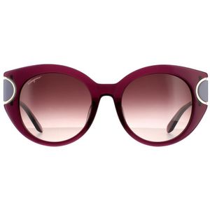 Salvatore Ferragamo - SF840SA 500 - Zonnebril - Violet Brown Wine Gradiënt