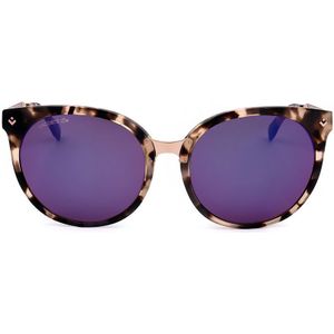 Zonnebril Heren Lacoste L928S Paars ø 54 mm Gouden Habana