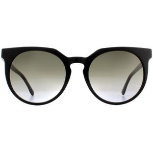 Lacoste ronde dames zwart grijze gradiënt zonnebril | Sunglasses