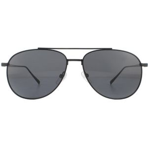 Salvatore Ferragamo - SF201S 002 - Zonnebril - Mat Zwart Grijs - Aviator Design