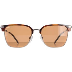 Unisex vierkante zonnebril SF227S gemaakt van metaal en acetaat | Sunglasses