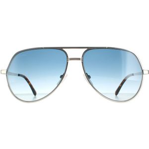 Lacoste zonnebril L250SE 040 SILVER BLAUWE GRADICHT | Sunglasses