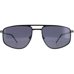 Lacoste L254S 021 mat donkergrijs blauw grijze zonnebril | Sunglasses